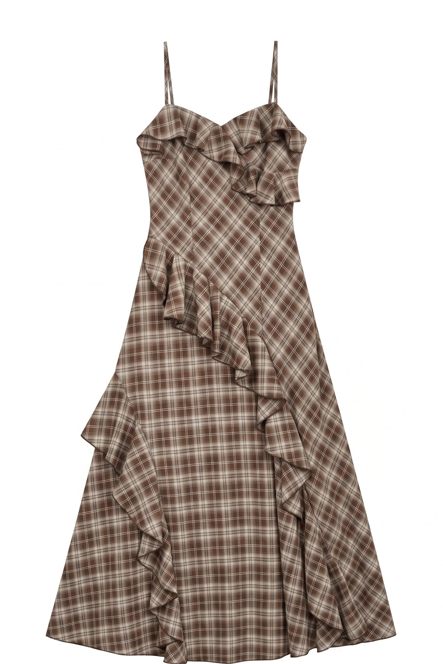 Petite Suede Blazer and Plaid Dress Set-Up