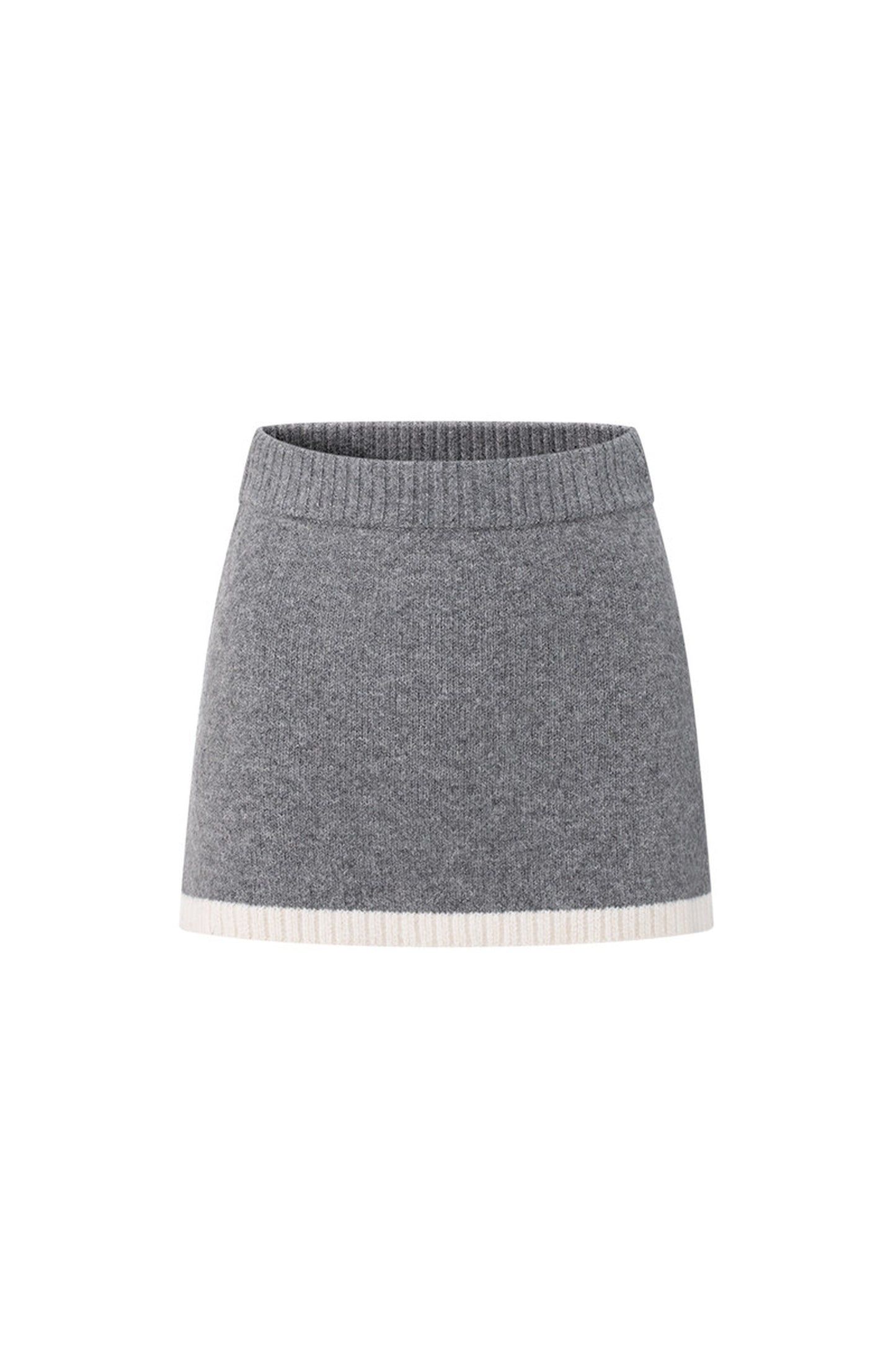 Off-Shoulder Knit Sweater and Skirt Set-Up