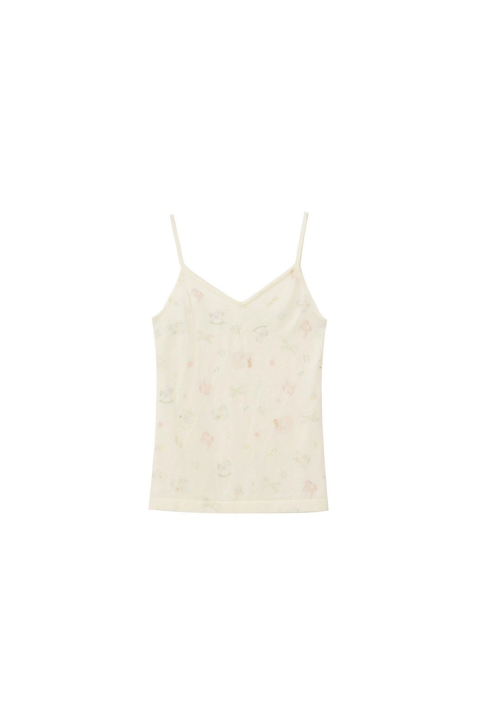 Gilet in maglia con stampa rétro francese