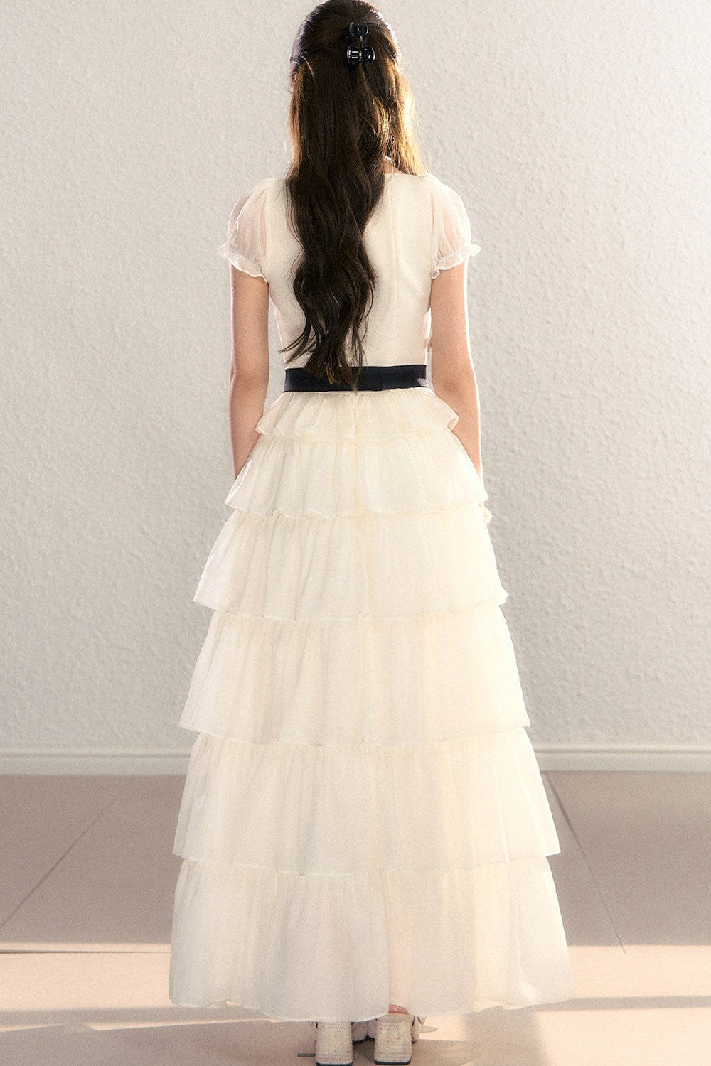 Tiered Mesh Princess Dress