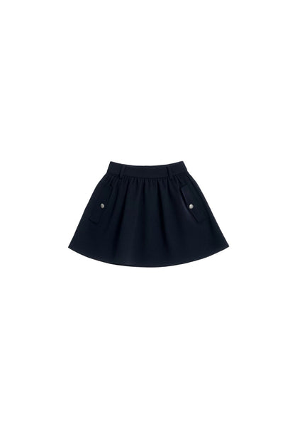 Sweet and Cool High-Waisted A-Line Skirt