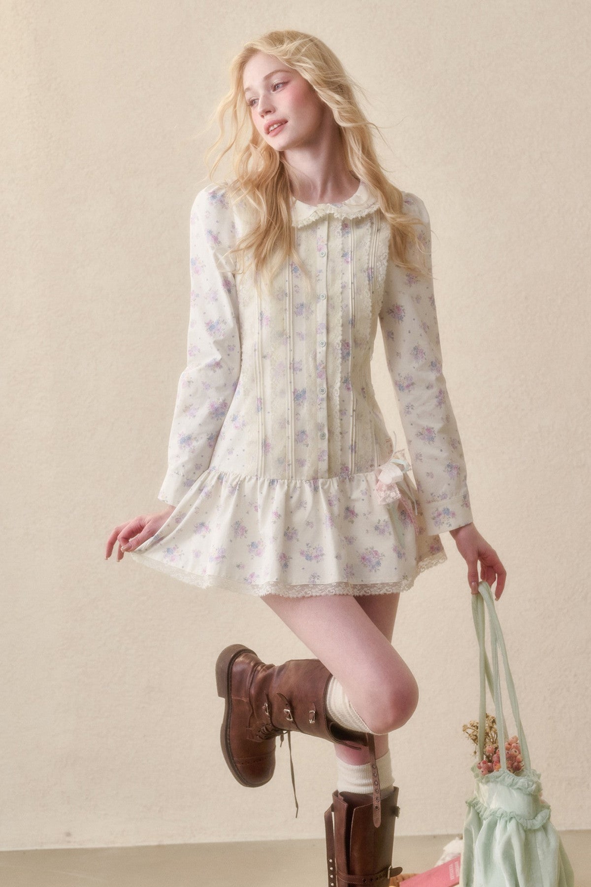 Little Jasmine Long Sleeve Dress