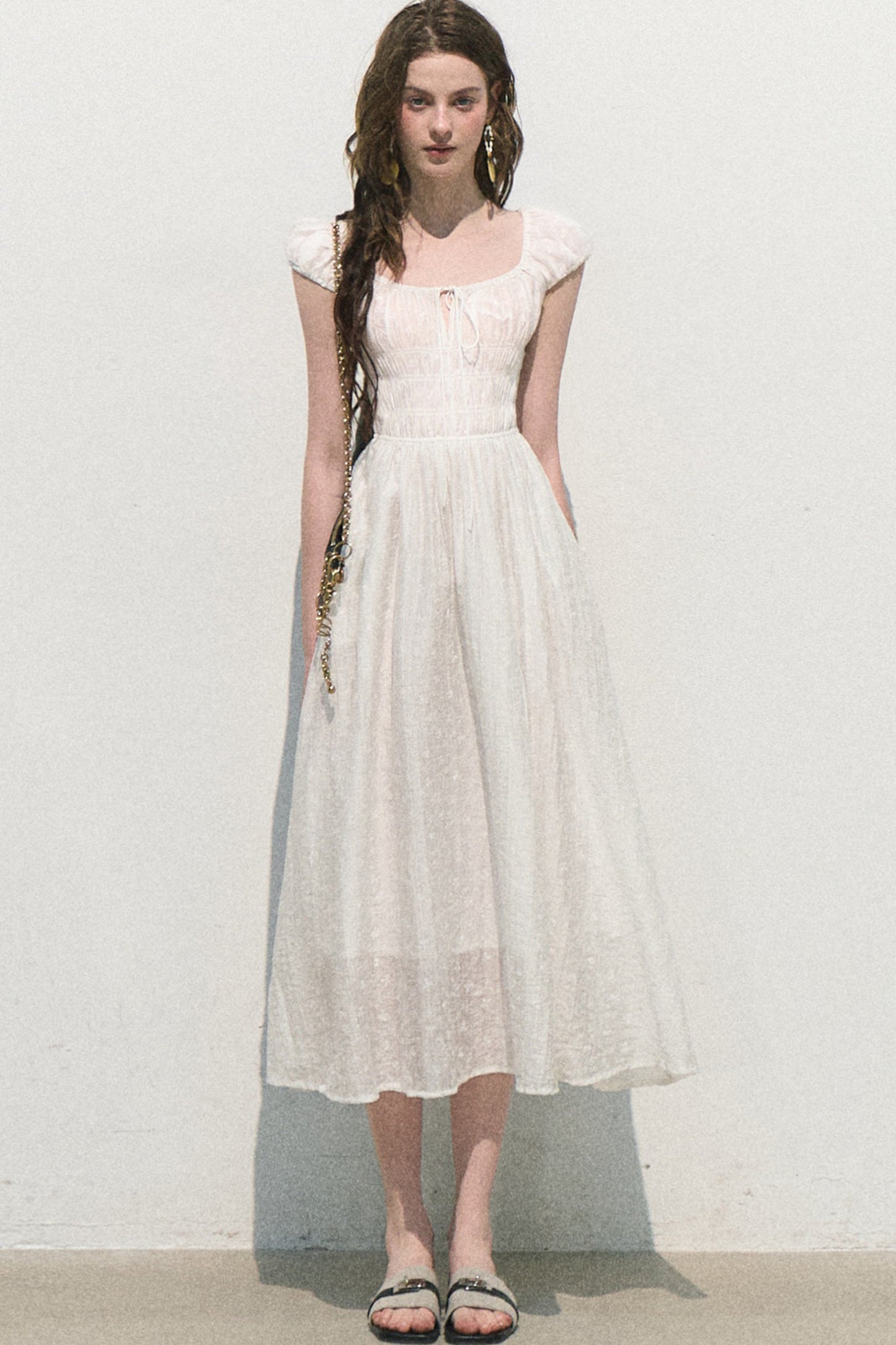 Lush Floral Cotton Dress