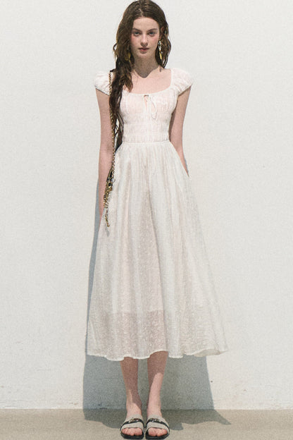 Lush Floral Cotton Dress