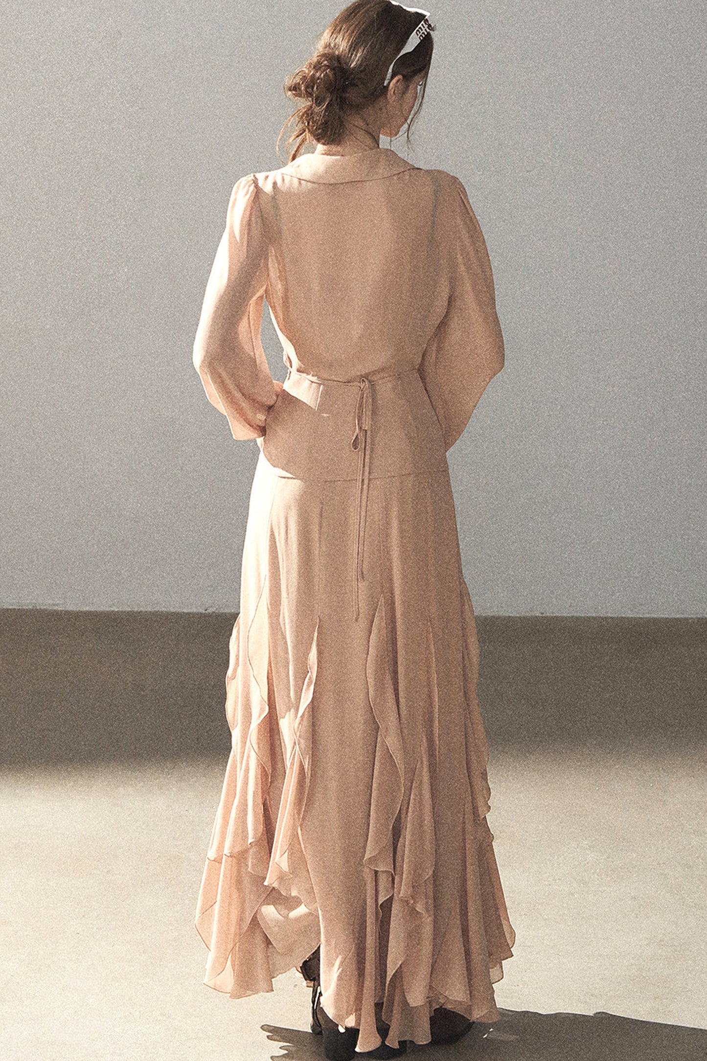 Cinnamon Pink Top and Suspender Dress Set-Up