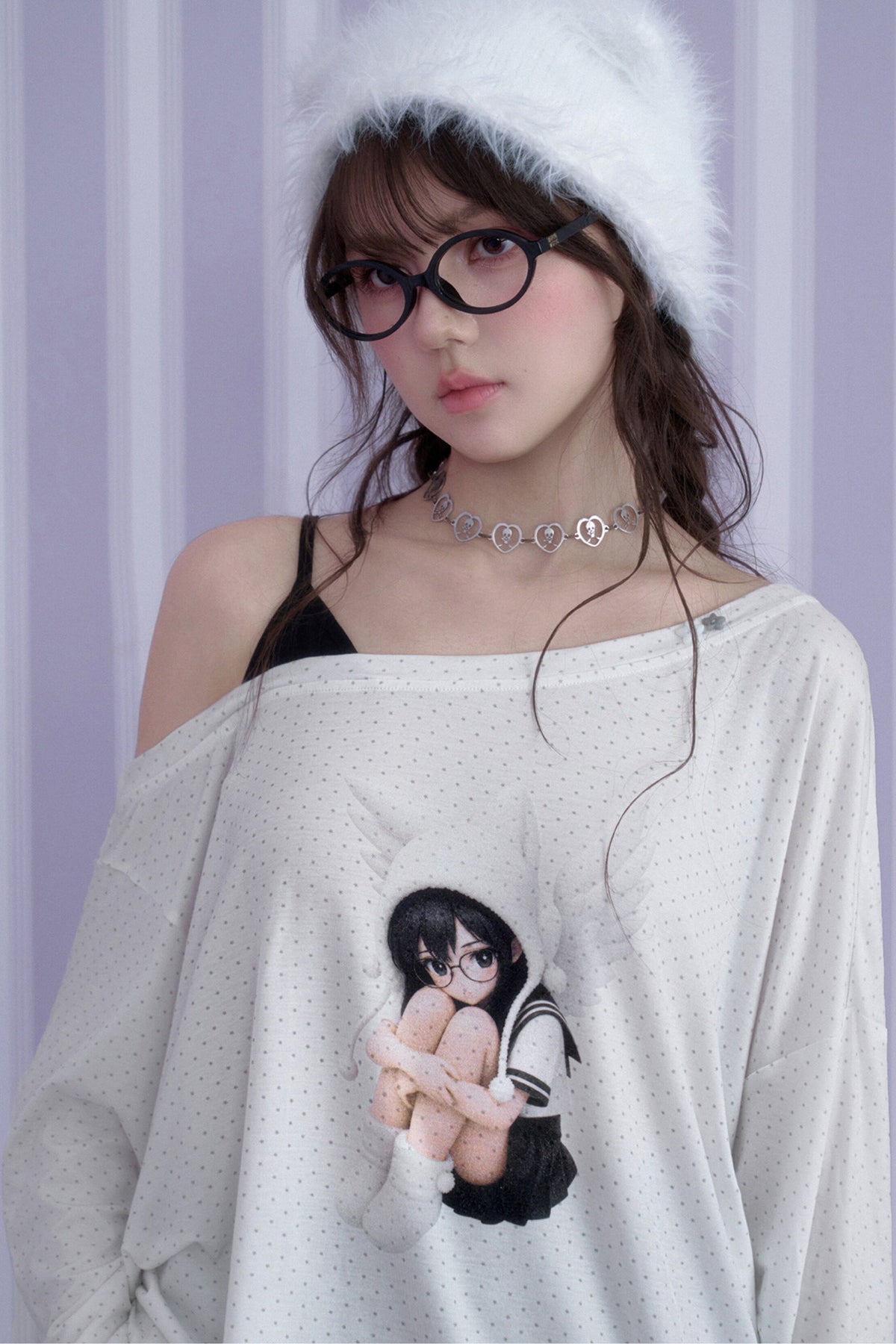 Star Sailor Angel Off-Shoulder T-Shirt