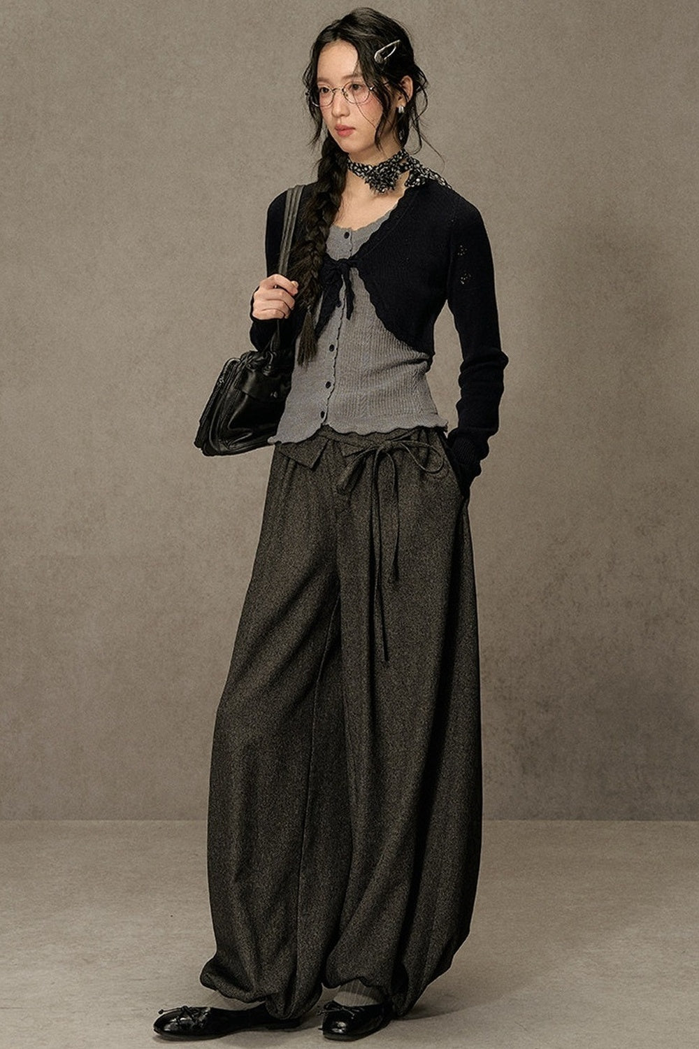 Vintage Lantern Loose Pants