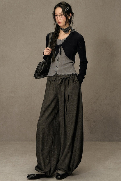 Vintage Lantern Loose Pants