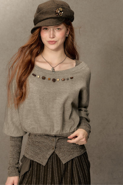 Hazelnut Lantern Pullover Sweatshirt