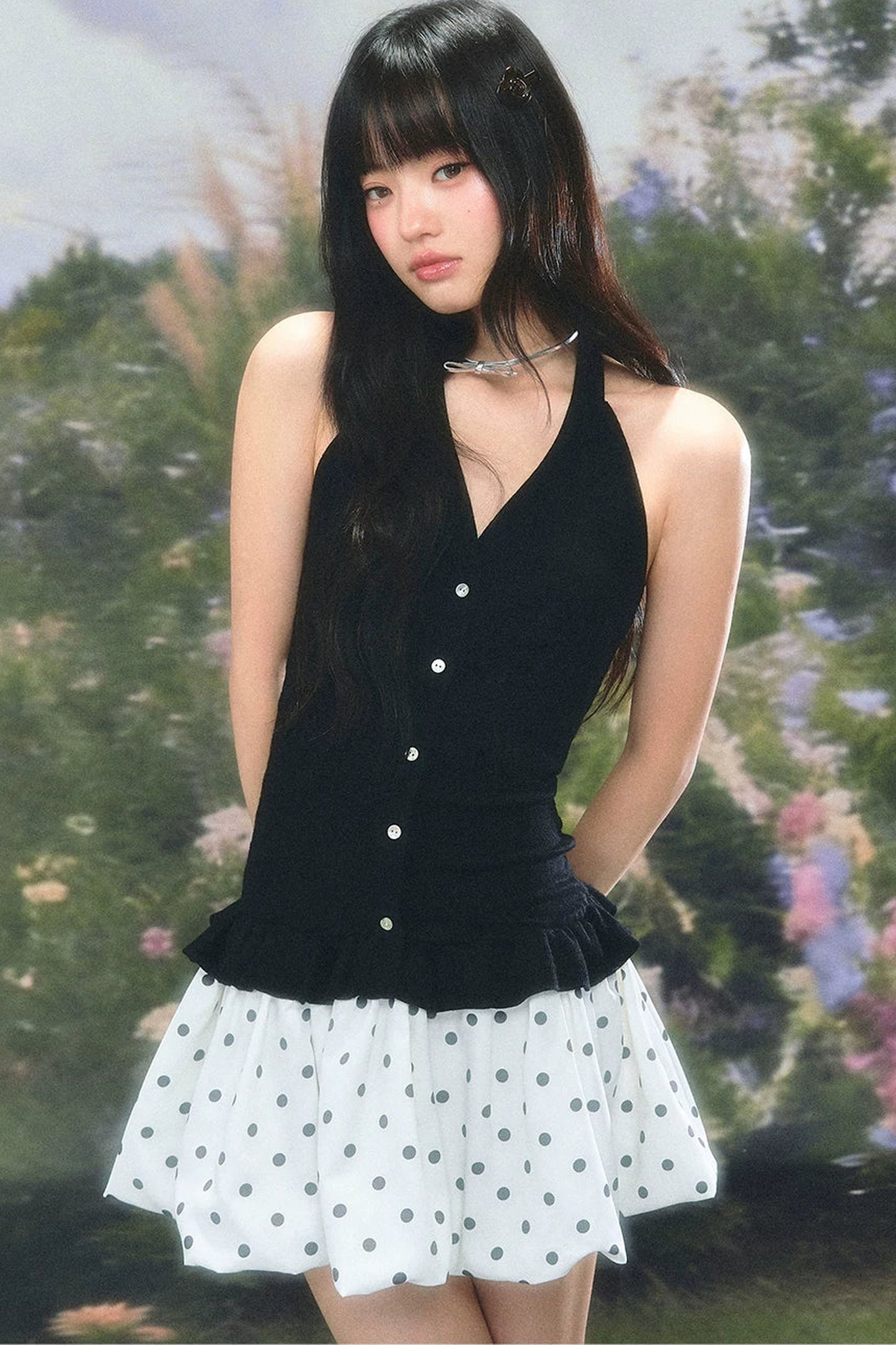 Retro-Patchwork-Blumenkleid