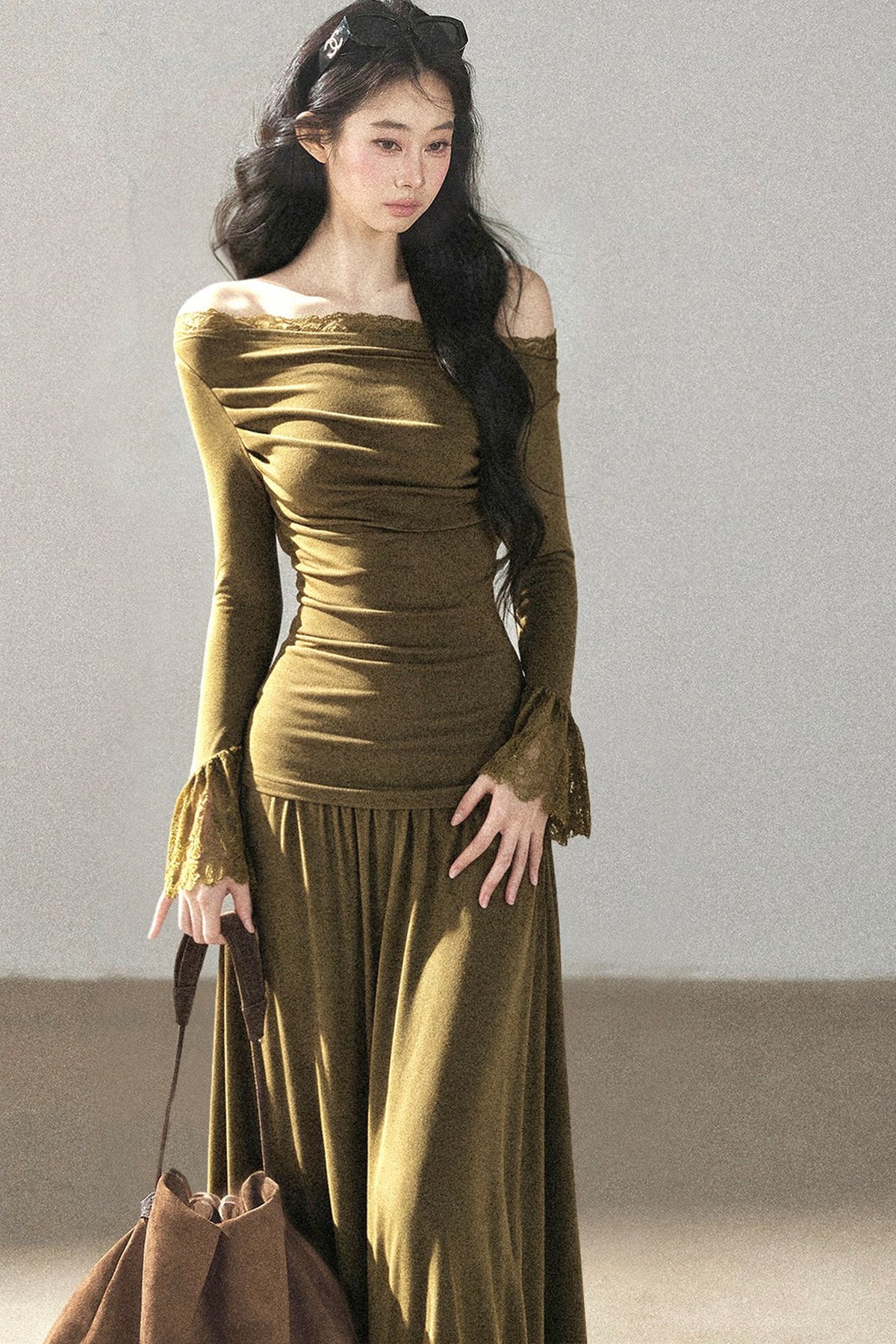 Autumn Top and Long Skirt Set-Up