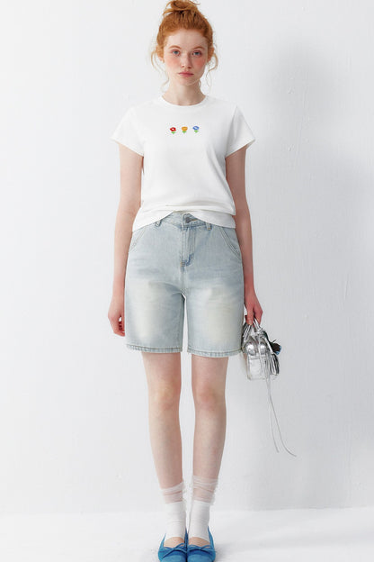 White Flower T-Shirt