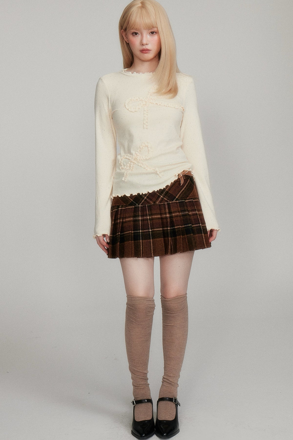 Long Sleeve Bow Base Layer Top