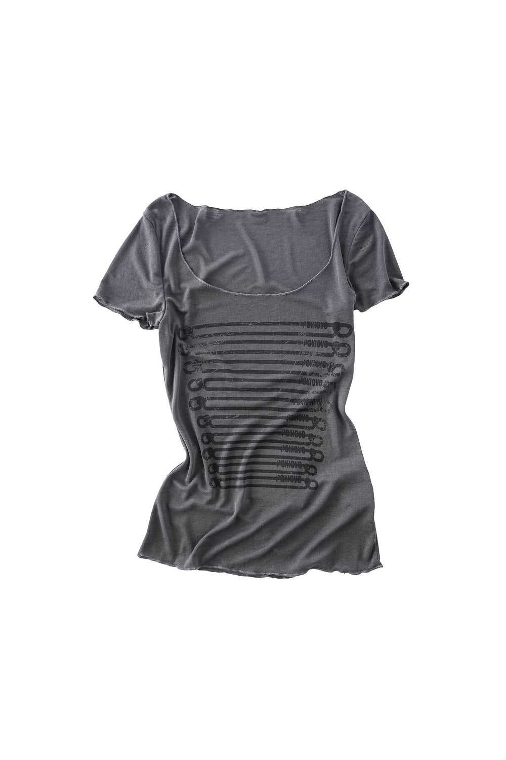 Camiseta con estampado retro americano