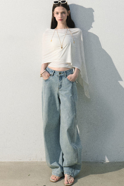 Lyocell Asymmetrical Summer Top