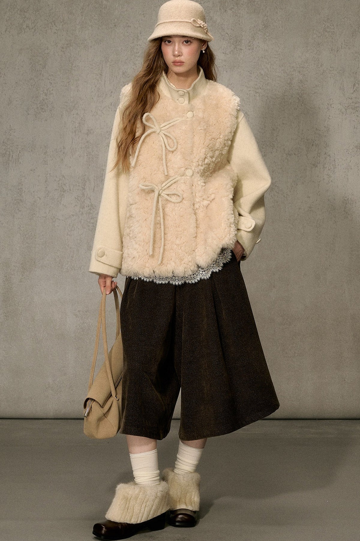 Forest Path Wide-Leg Skirt