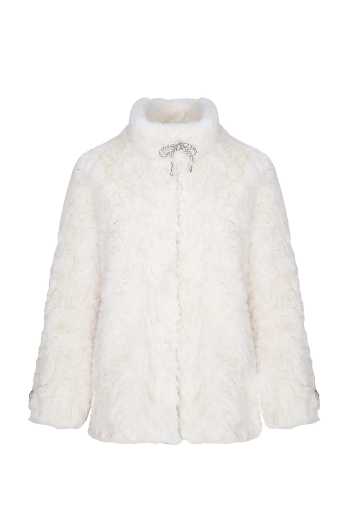 Plush Faux Fur Coat and Pants