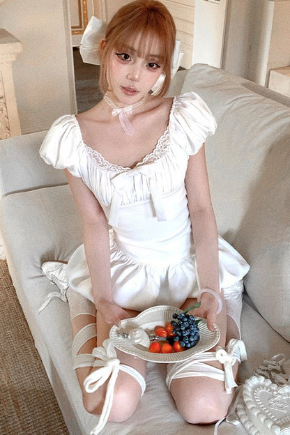 Austin Girl Bubble Hem Dress Set-Up
