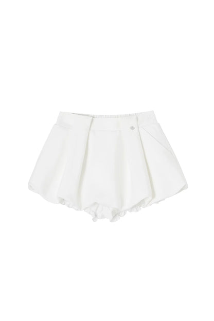 Pleated Flower Bud Skirt