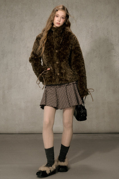 Reversible Suede Lamb Wool Jacket