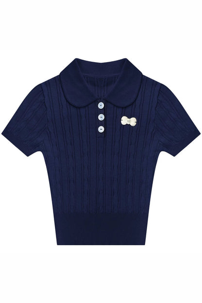 Sweet Twist Knitted Top