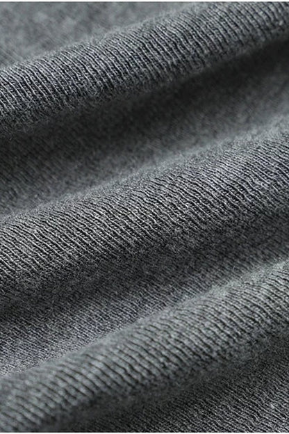 Gray Cowl Neck Top