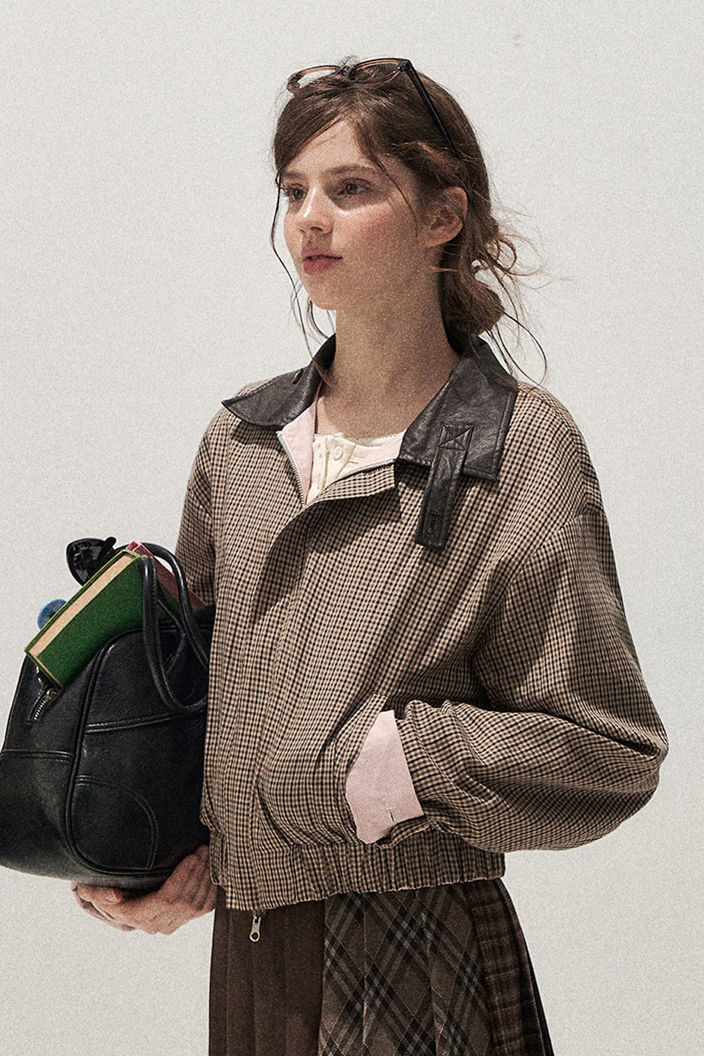 Reversible Houndstooth Jacket