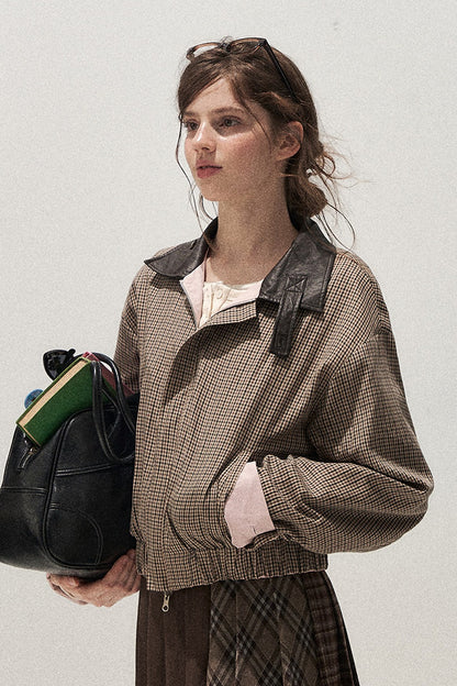 Reversible Houndstooth Jacket