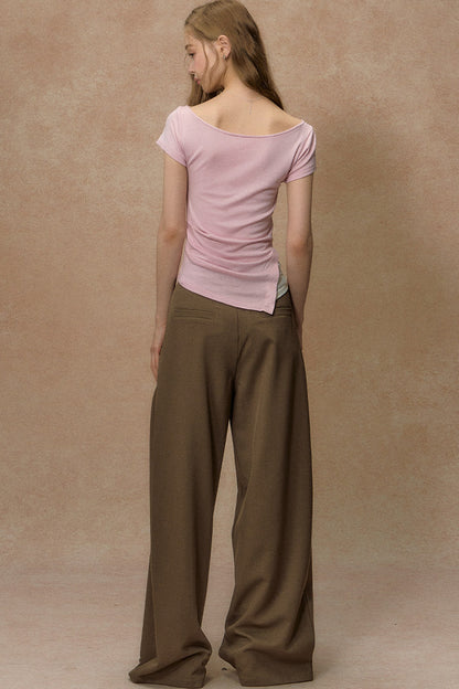 Twilight Palm Wide-Leg Pants