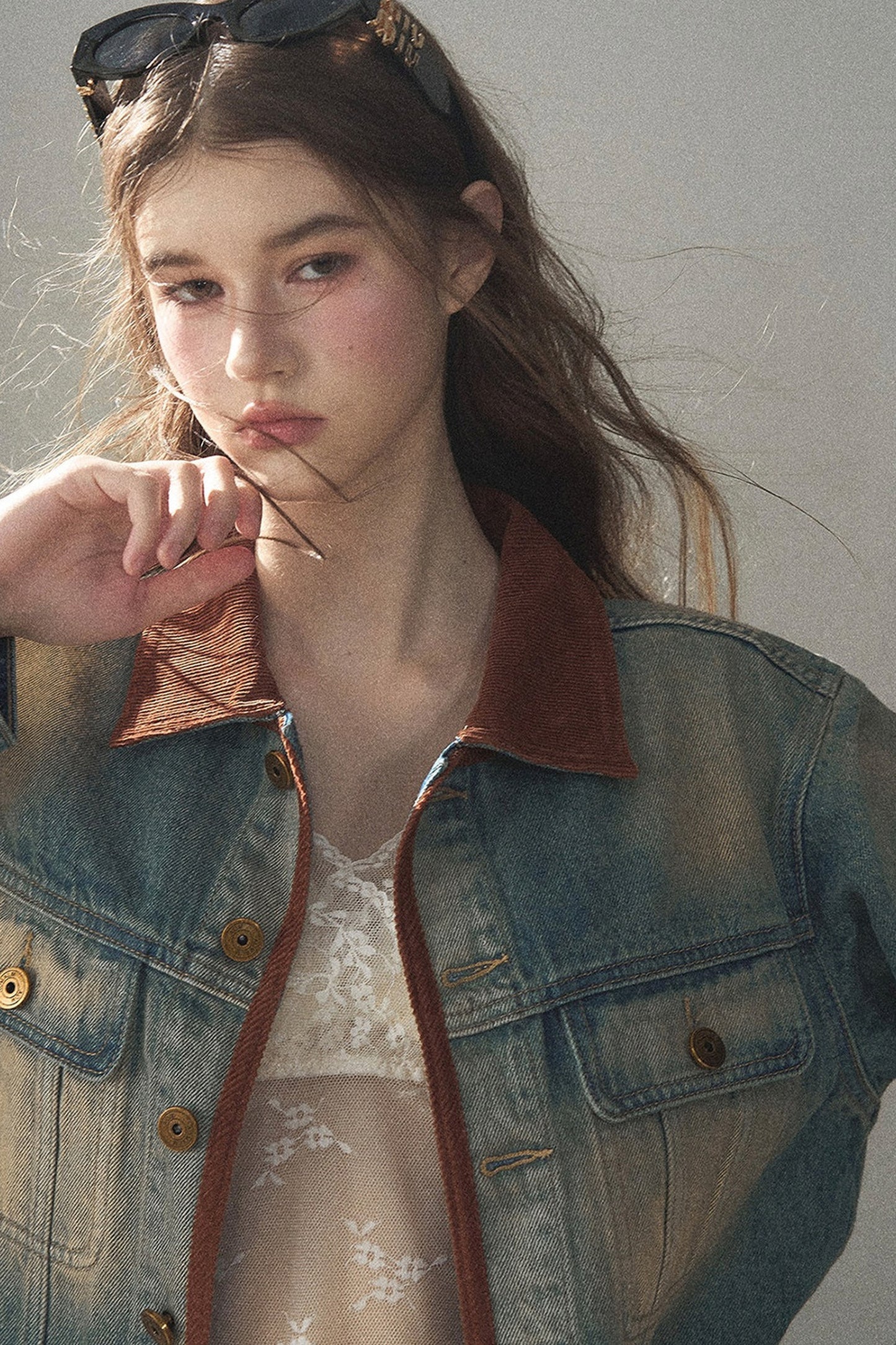 Denim Jacket & Skirt Suit Set-Up