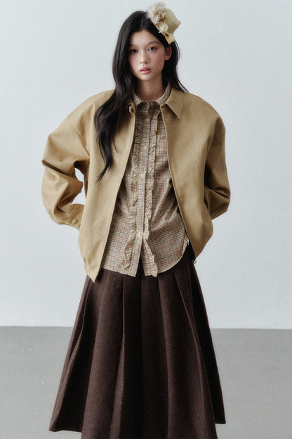 Retro Layered-Look Jacket