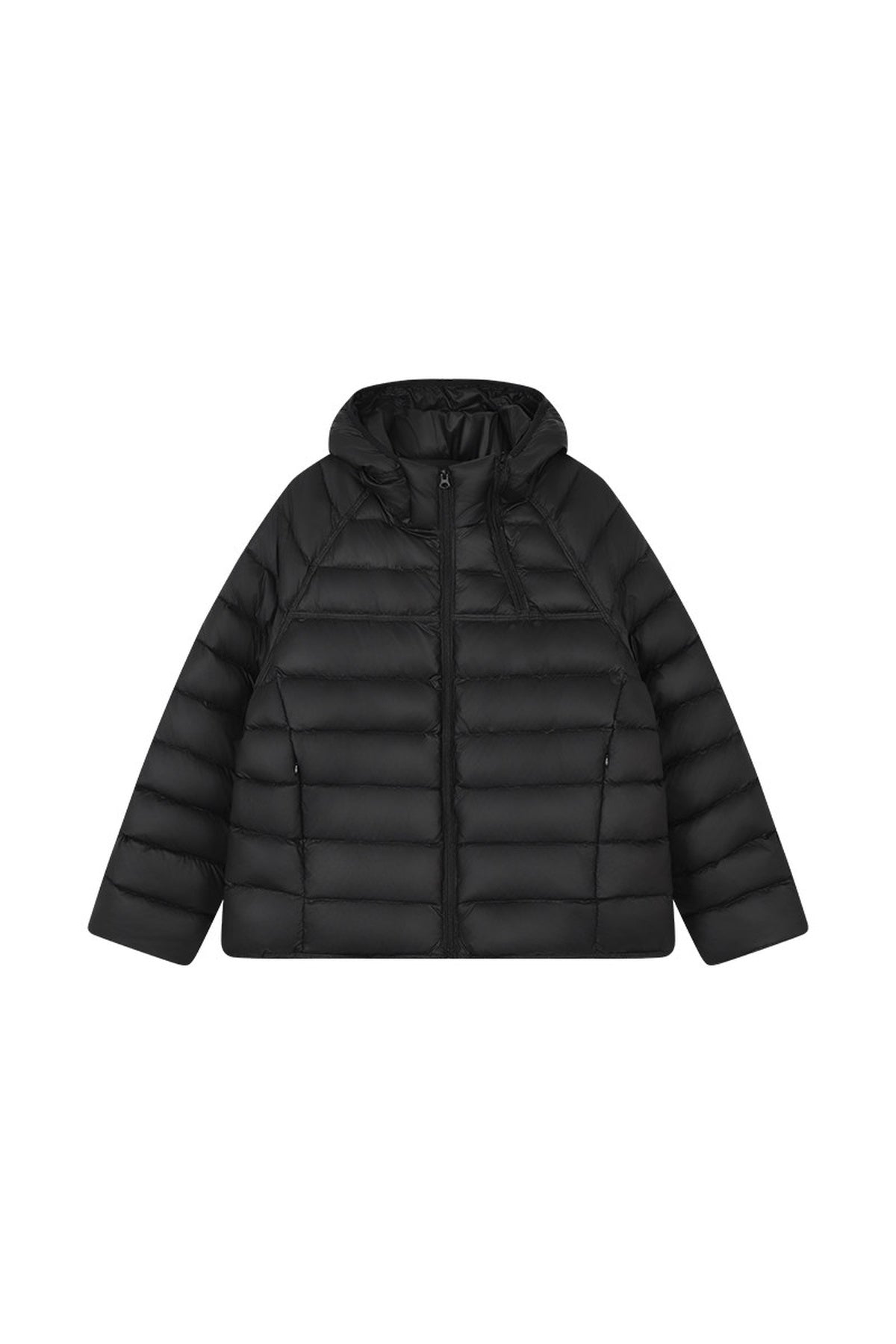 Silhouette Zipper Down Jacket
