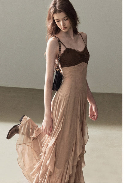 Cinnamon Pink Top and Suspender Dress Set-Up