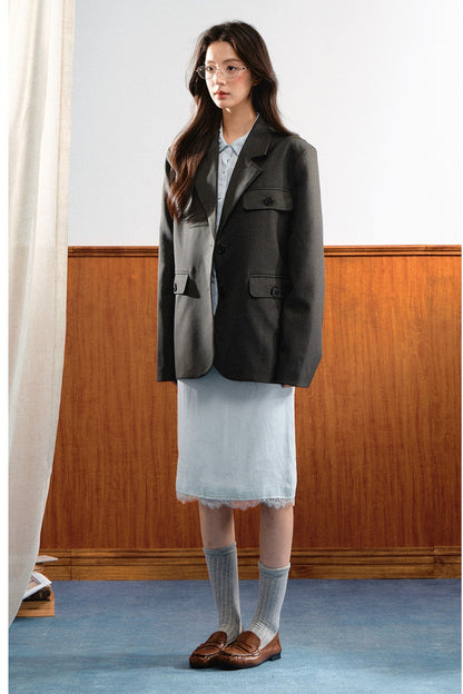 Korean Autumn Blazer