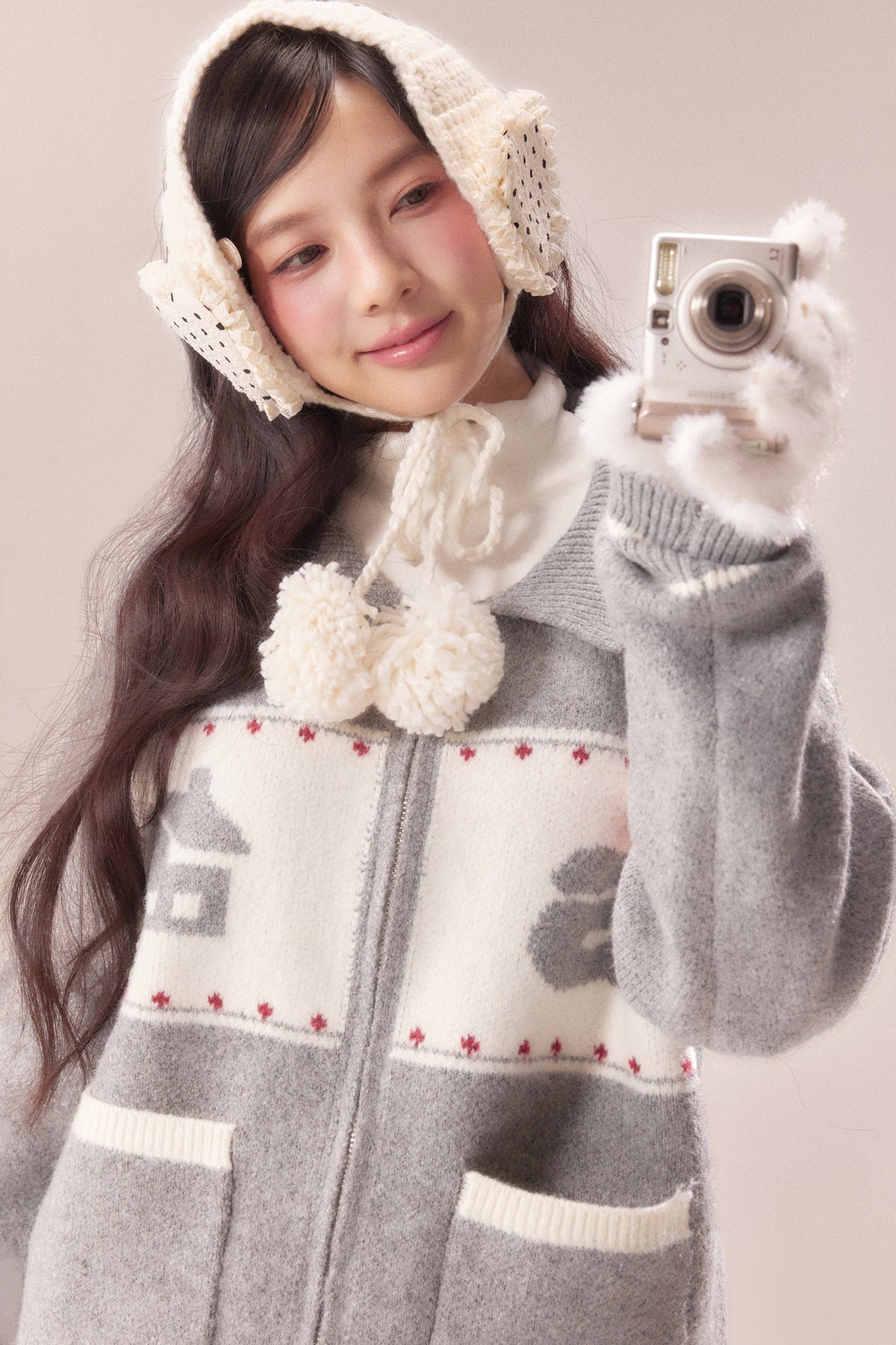 Snowfall Cottage Fair Isle Cardigan