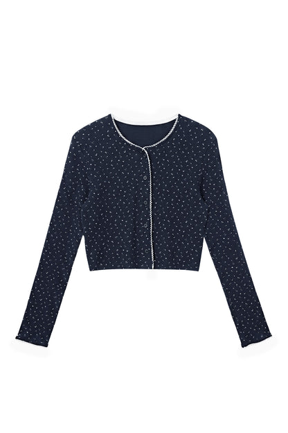 Floral Cardigan With Camisole And Pants Set-Up