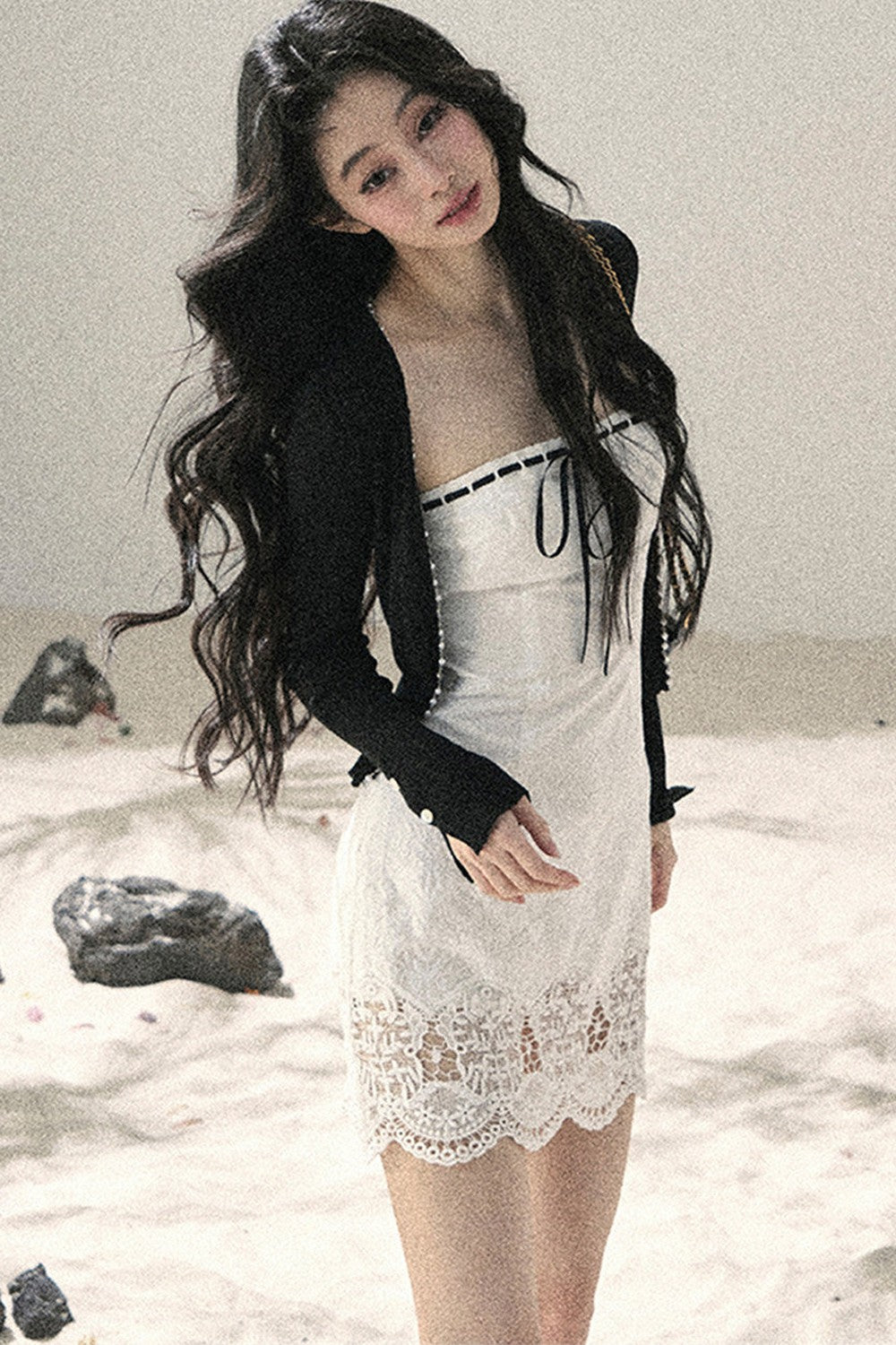 French Style Lace Bodycon Dress
