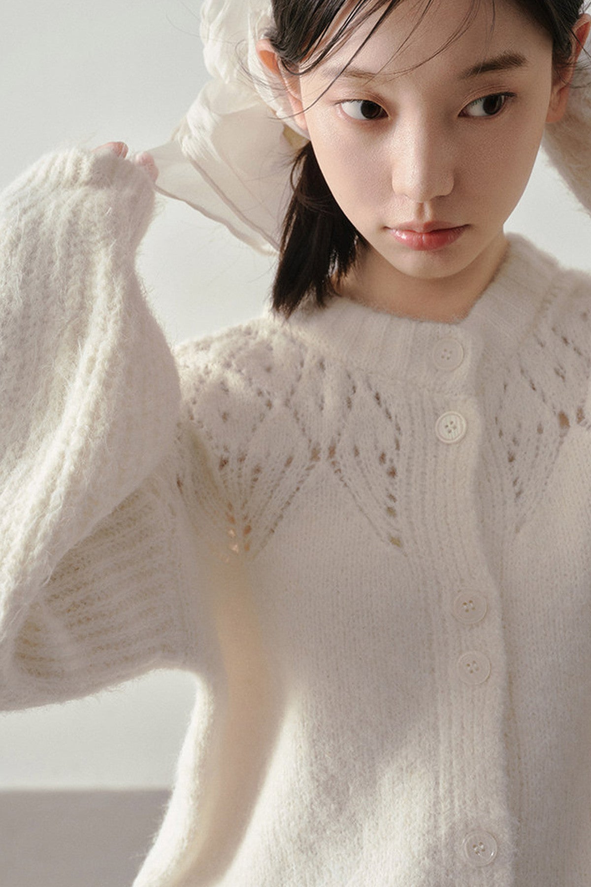 Reversible Knit Sweater and Skirt Set
