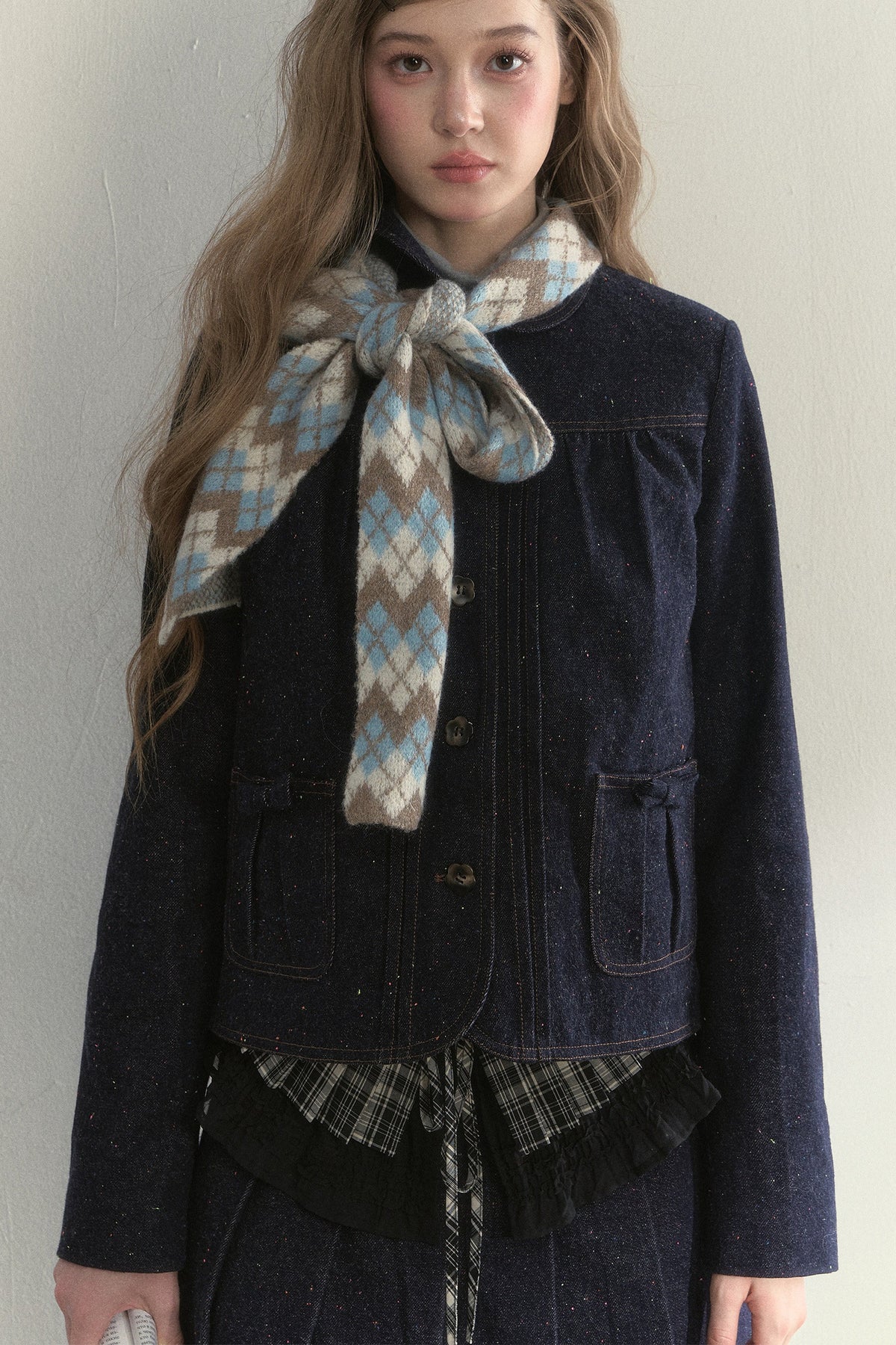 Knitted Ribbon Scarf