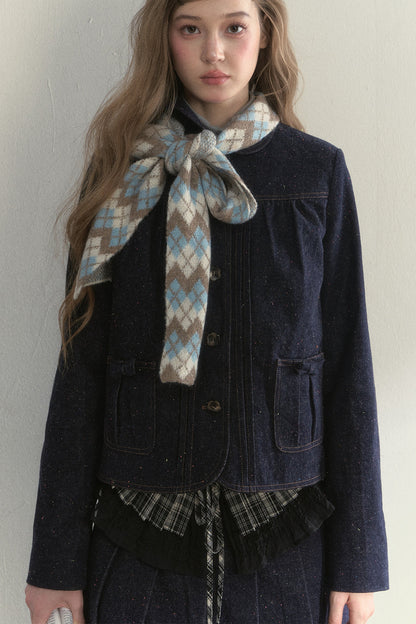Knitted Ribbon Scarf