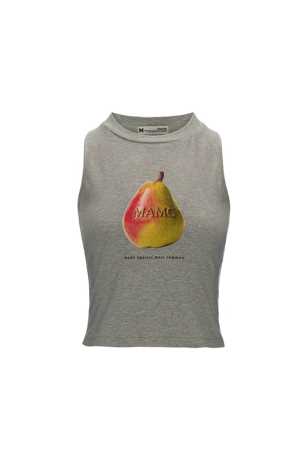 Retro Pear Print Sleeveless Vest