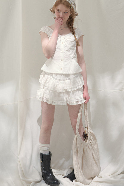 Ripples of the Sea Lace Skirt