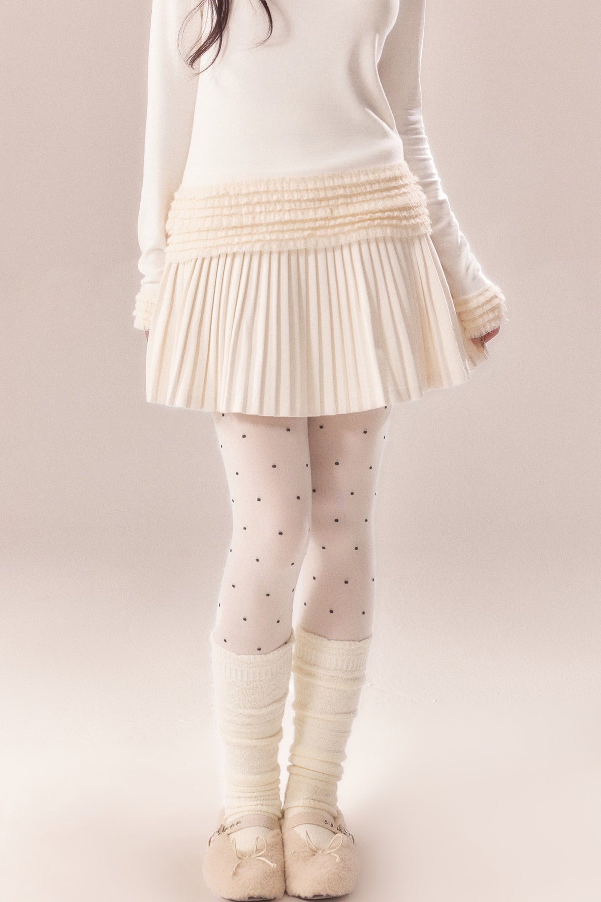 High-Waisted A-Line Skirt