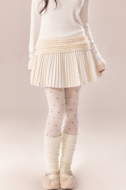 High-Waisted A-Line Skirt