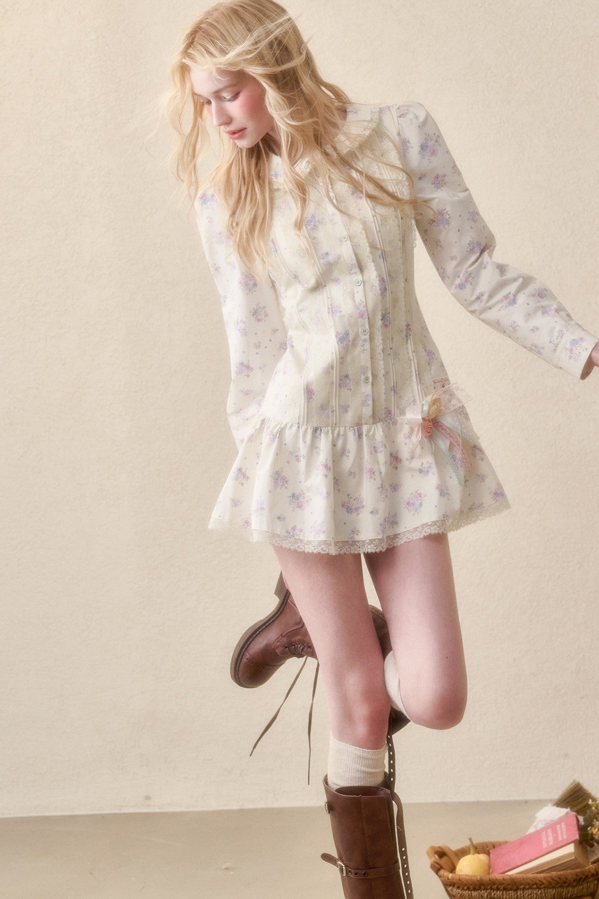Little Jasmine Long Sleeve Dress