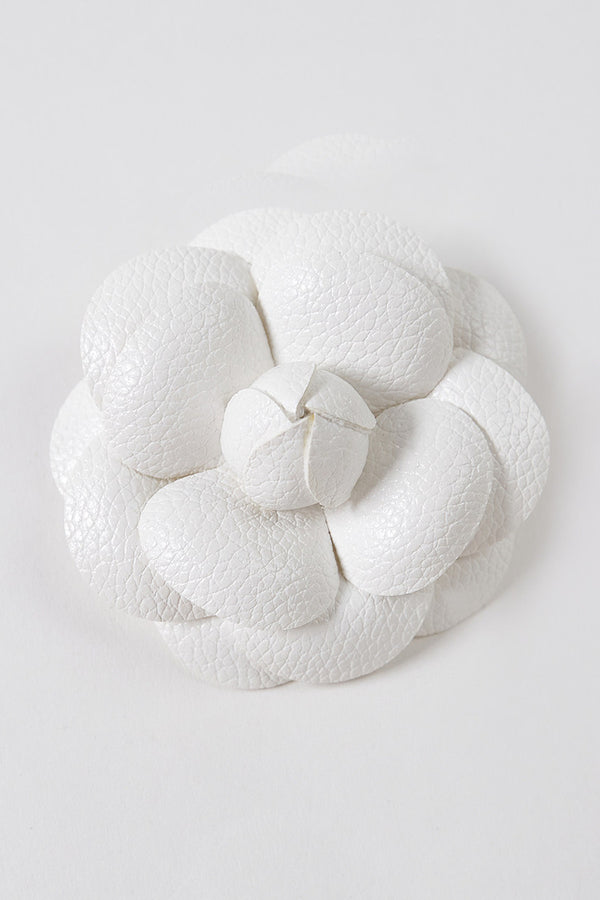 White Camellia Brooch