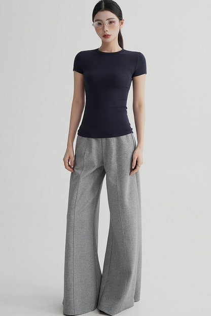 High-Waisted Flared Versatile Pants