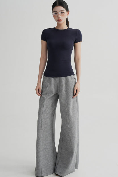 Pantaloni svasati eleganti a vita alta