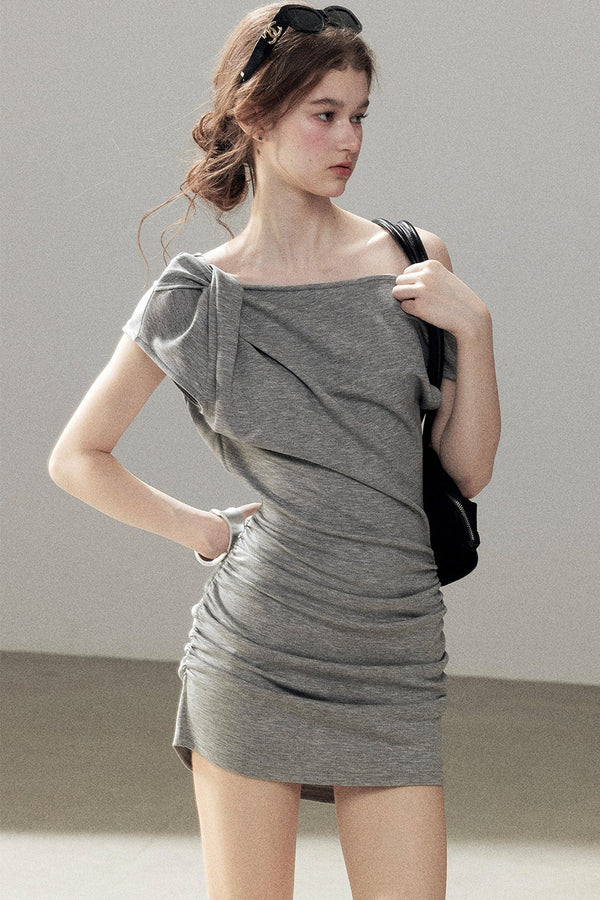 Minimalist Off-Shoulder Dress