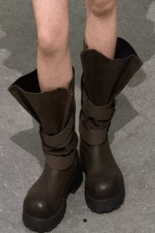 Wasteland Distressed Slouchy Riding Boots